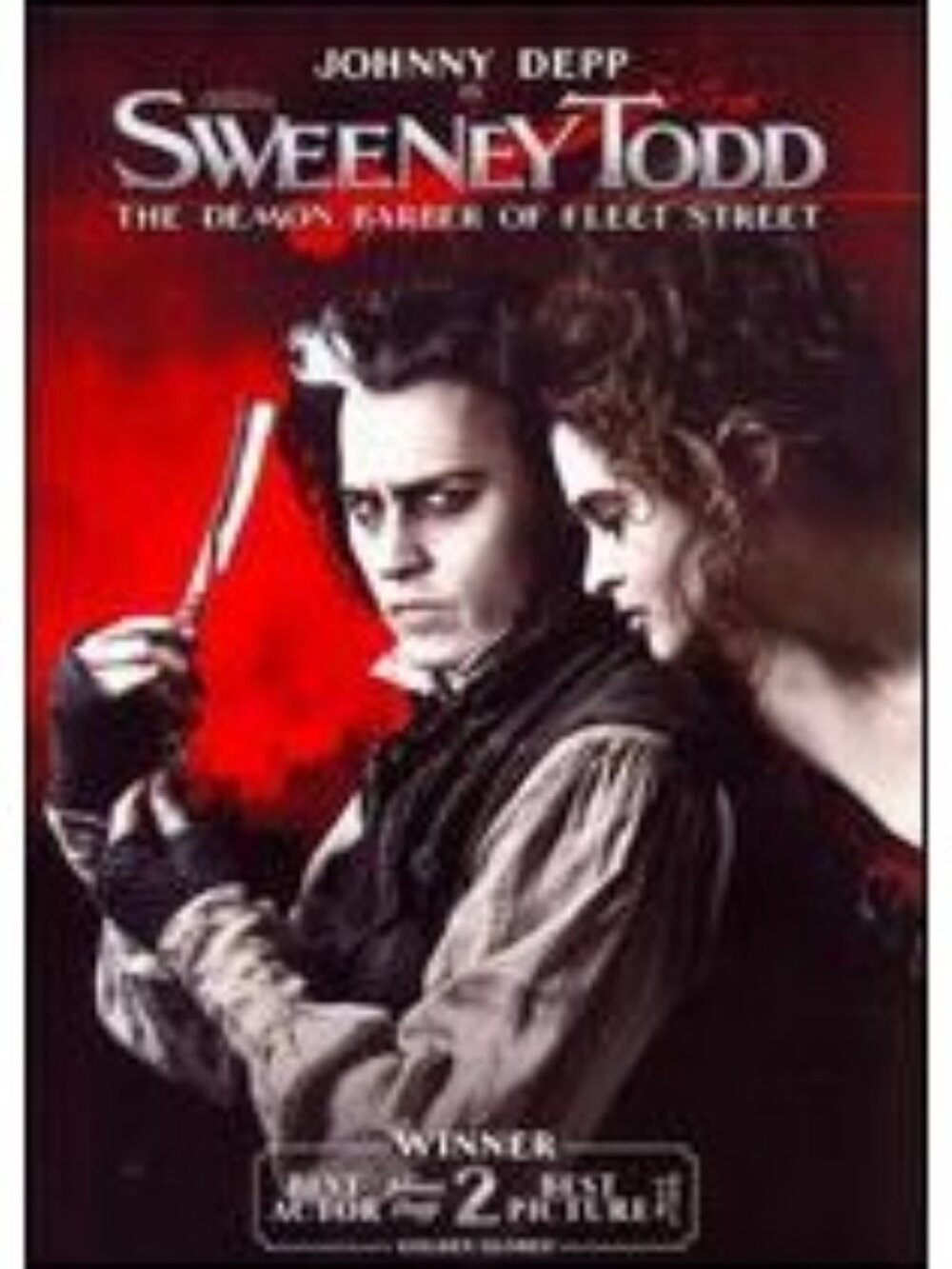 Sweeney Todd The Demon Barber Of Fleet Street DVD 2007 Johnny Depp DreamWorks